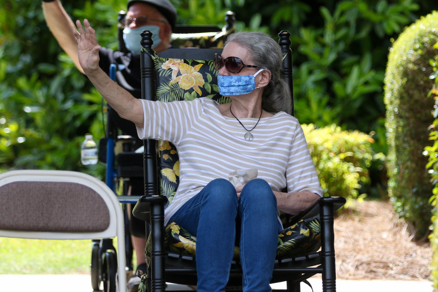 Car parade for Oak Park Nursing Home and Independent Living Community residents